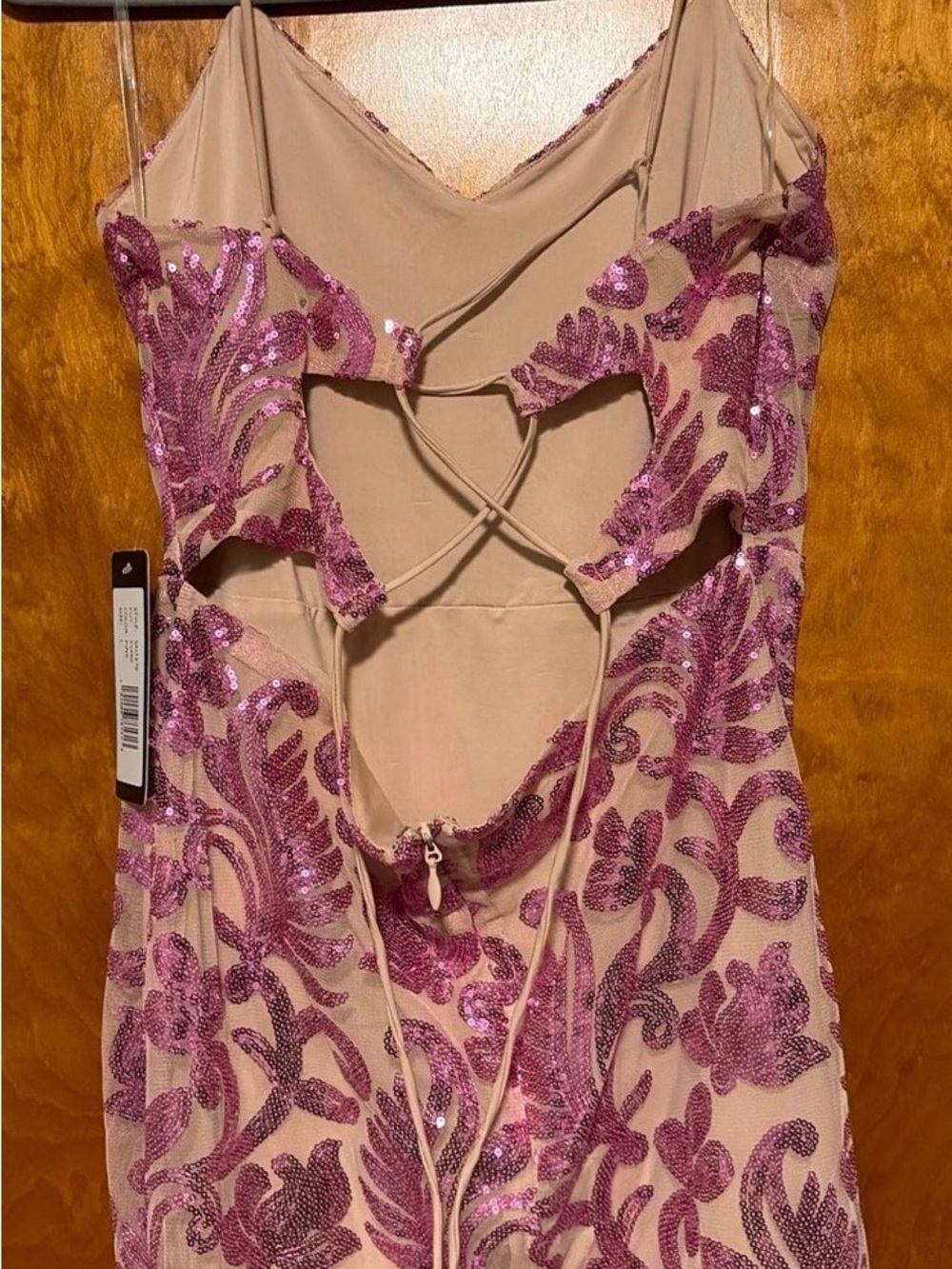 BEBE Women's Sequin Dress (L) - Picture 6 of 8